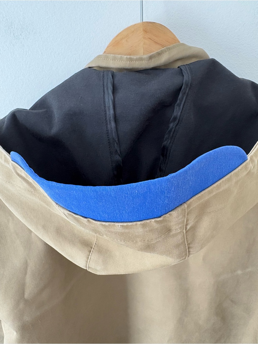 Scotch & Soda Heavyweight Hooded Utility Field Jacket Tan Blue Size Small Fall - Picture 13 of 16